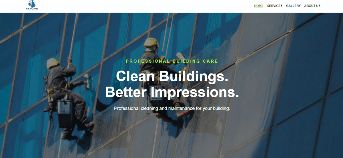 Facade Website Cleaning